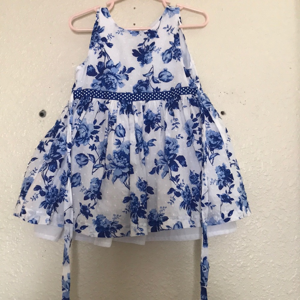 3t toddler blue summer dress